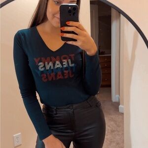 Tommy Hilfiger Bodysuit Long Sleeve Dark Blue Navy / Size S